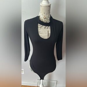 Chic Black Women's Bodysuit